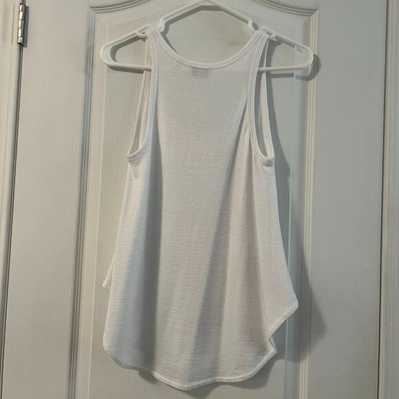 XS Aritzia Wilfred Free White Racerback Tank Top - Picture 4 of 7
